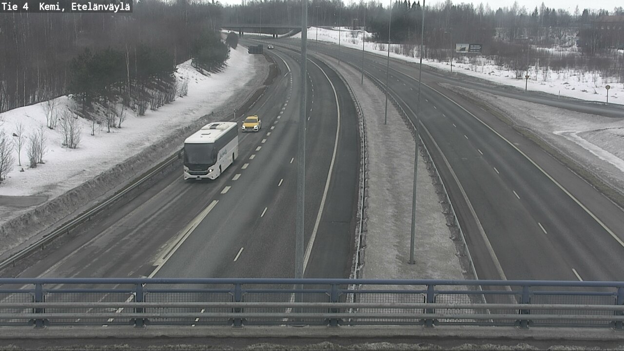 Weather Camera Image Road 4 Kemi, Etelänväylä, Kemi, Lappi