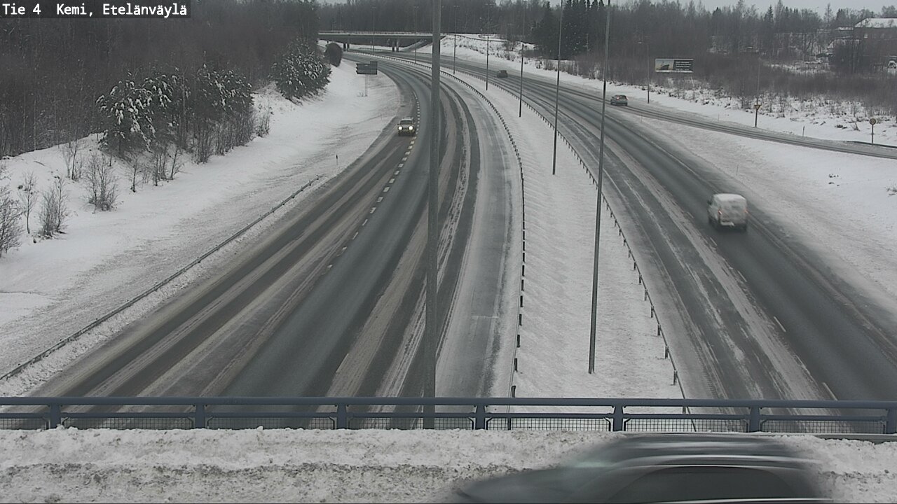 Weather Camera Image Väg 4 Kemi, Etelänväylä, Kemi, Lappi