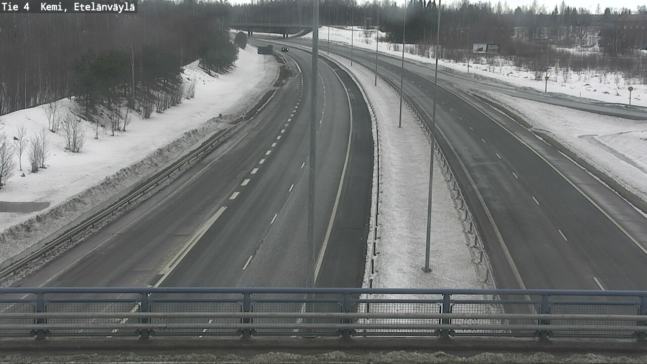 Kelikamerat Kuva Tie 4 Kemi, Etelänväylä, Kemi, Lappi