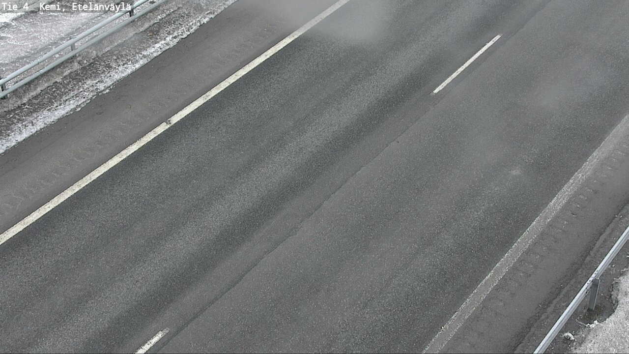 Weather Camera Image Väg 4 Kemi, Etelänväylä, Kemi, Lappi