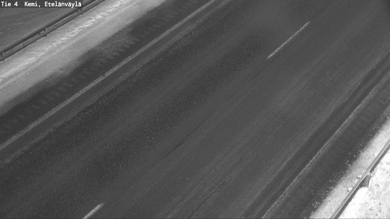 Weather Camera Image Road 4 Kemi, Etelänväylä, Kemi, Lappi