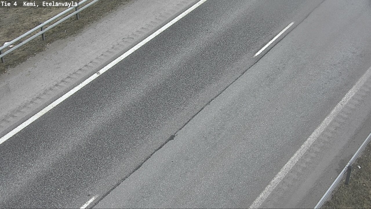 Weather Camera Image Väg 4 Kemi, Etelänväylä, Kemi, Lappi