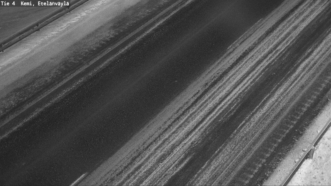 Weather Camera Image Väg 4 Kemi, Etelänväylä, Kemi, Lappi