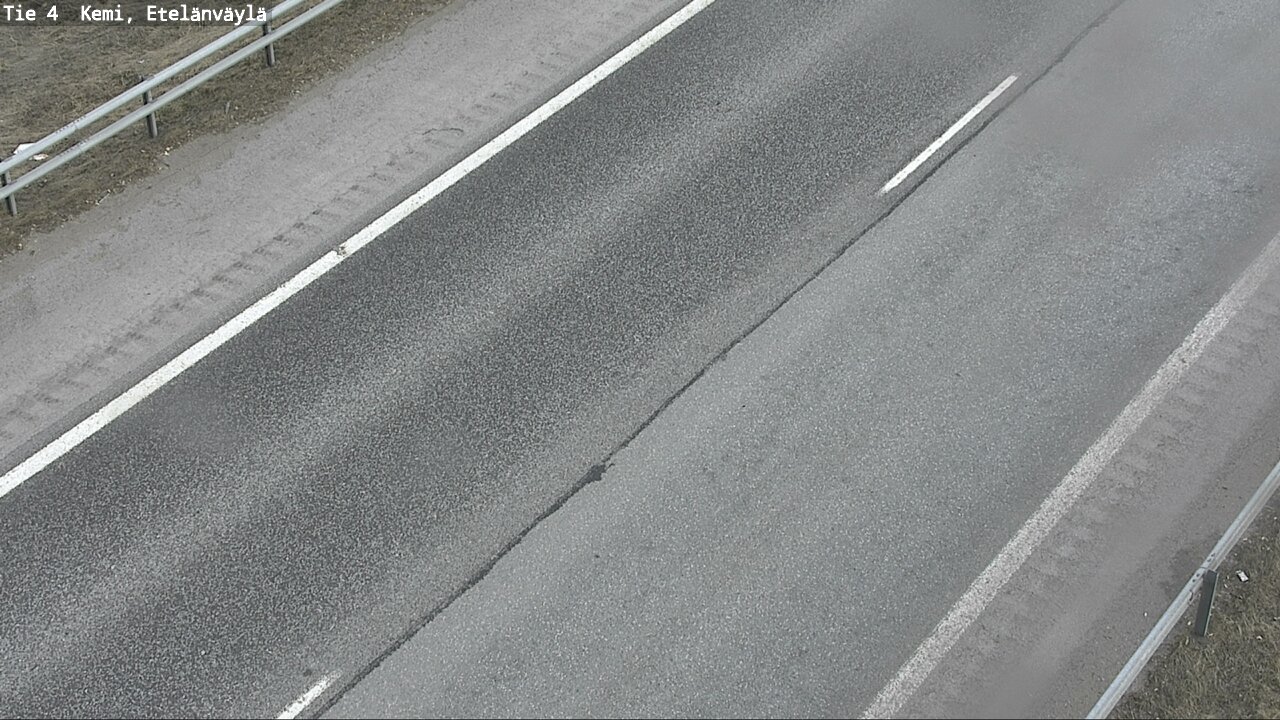 Weather Camera Image Väg 4 Kemi, Etelänväylä, Kemi, Lappi