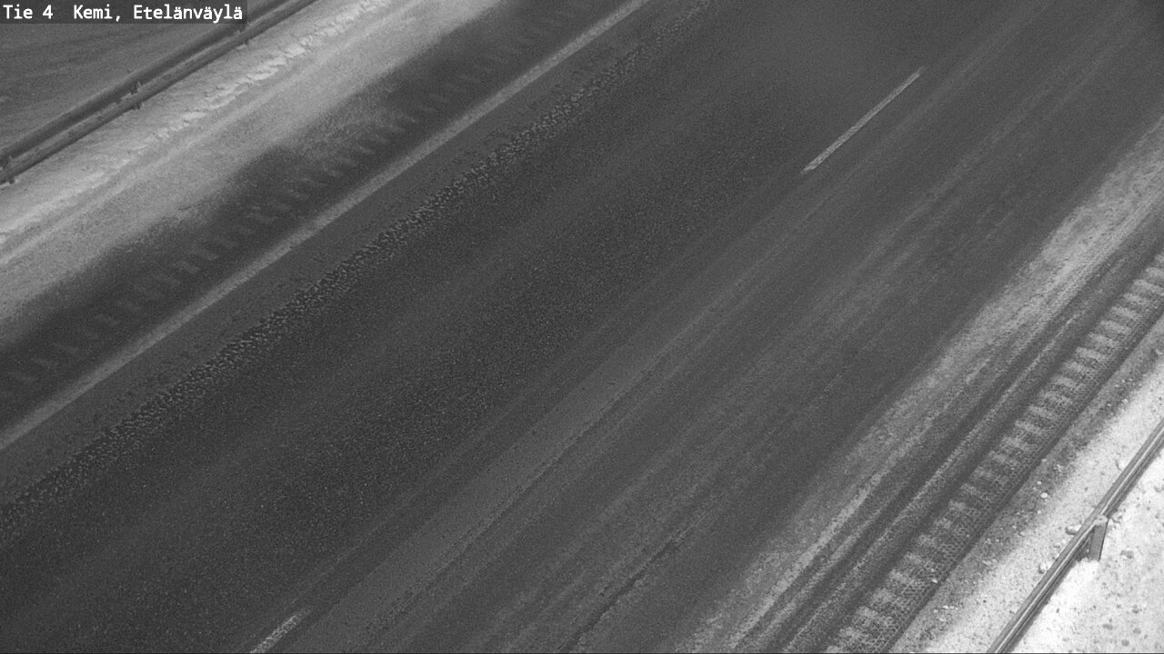 Weather Camera Image Väg 4 Kemi, Etelänväylä, Kemi, Lappi
