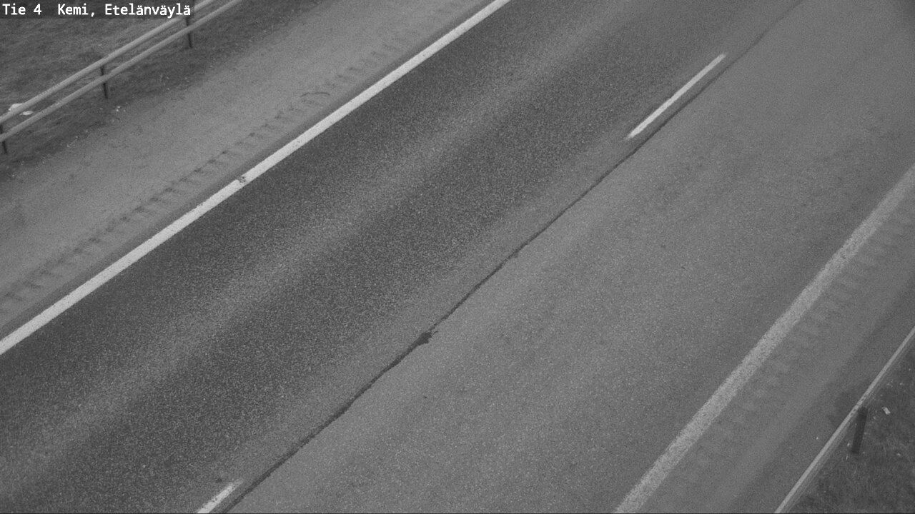 Weather Camera Image Väg 4 Kemi, Etelänväylä, Kemi, Lappi