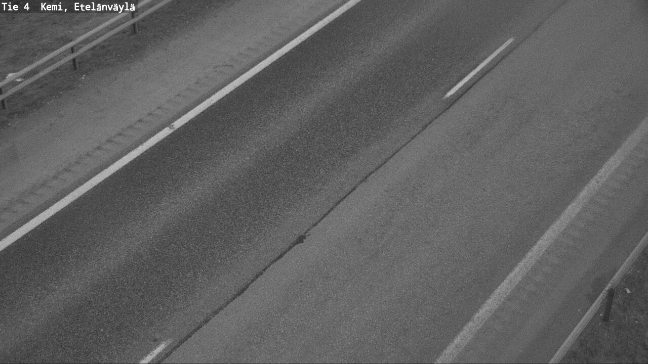 Weather Camera Image Väg 4 Kemi, Etelänväylä, Kemi, Lappi