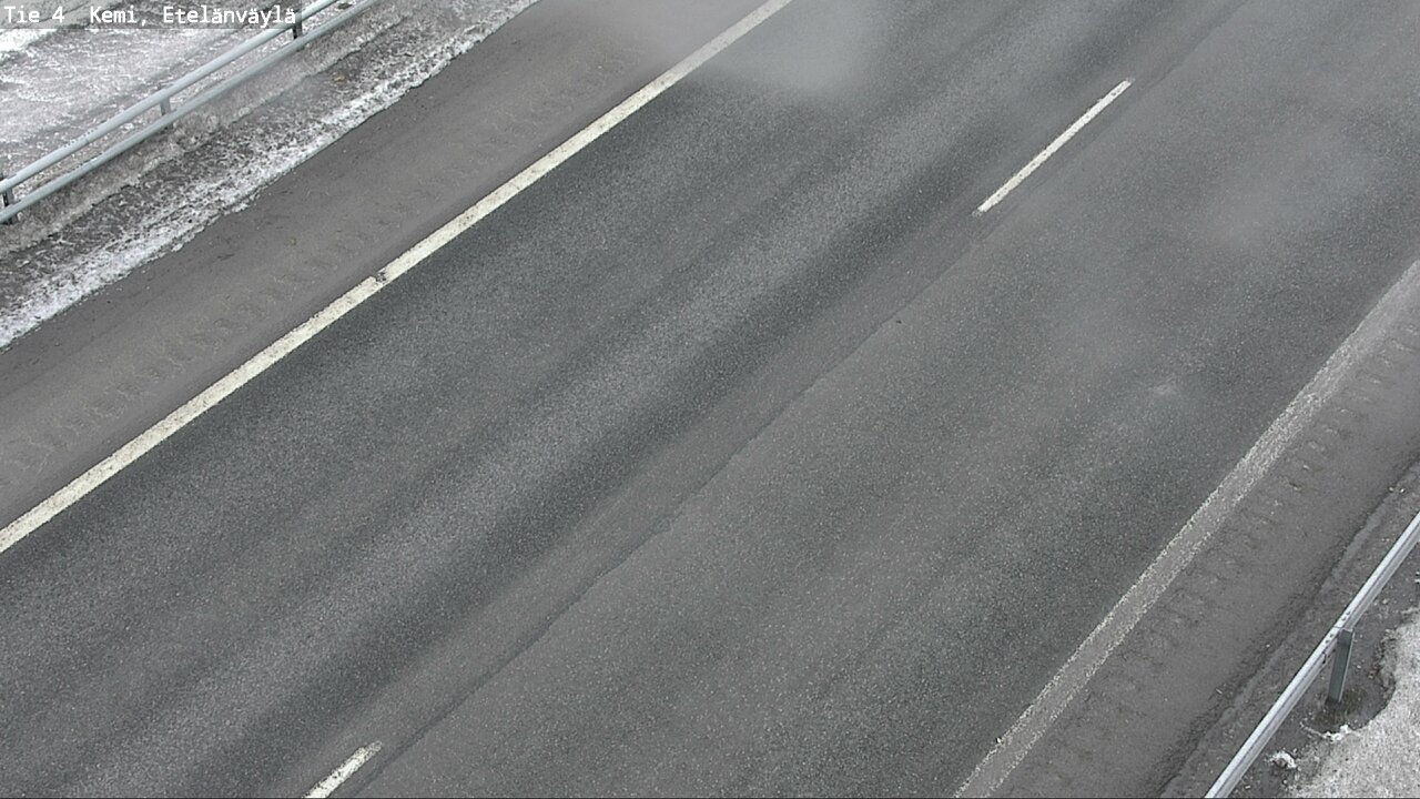 Weather Camera Image Väg 4 Kemi, Etelänväylä, Kemi, Lappi