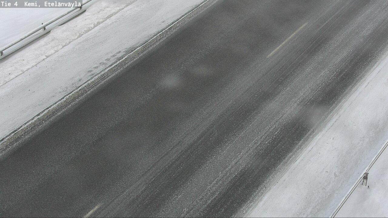 Weather Camera Image Väg 4 Kemi, Etelänväylä, Kemi, Lappi