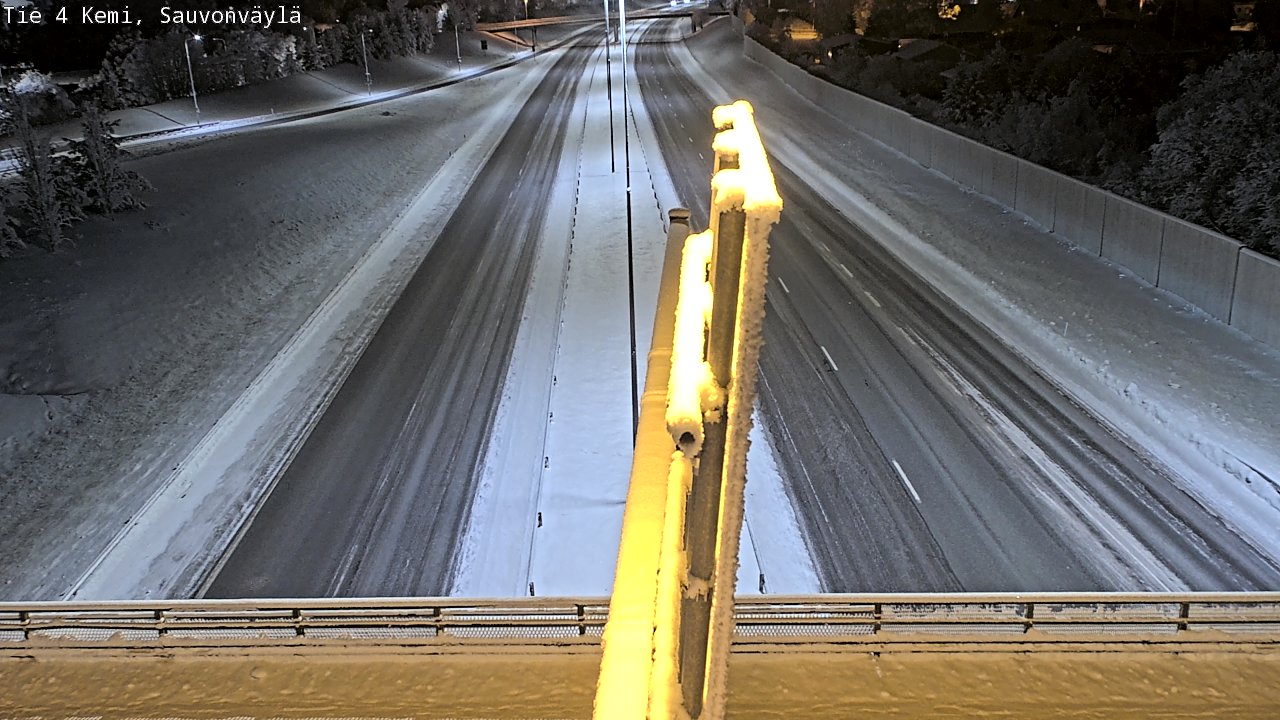 Kelikamerat Kuva Tie 4 Kemi, Sauvonväylä, Kemi, Lappi