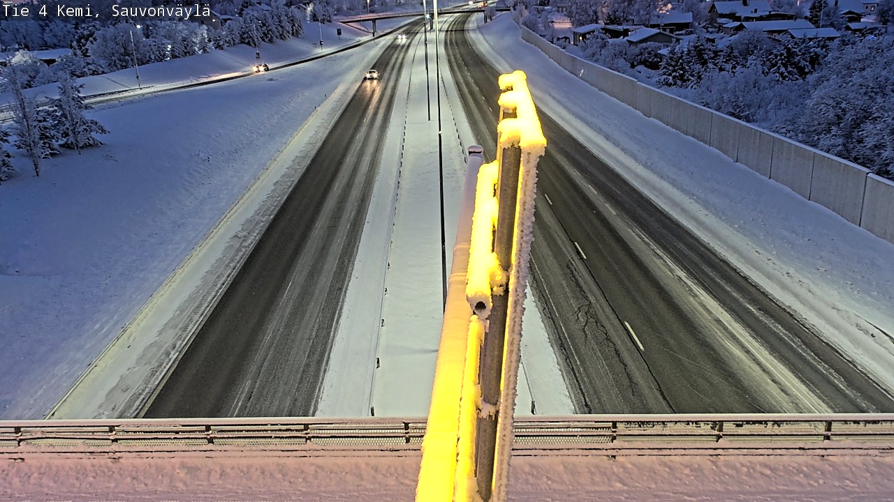 Kelikamerat Kuva Tie 4 Kemi, Sauvonväylä, Kemi, Lappi