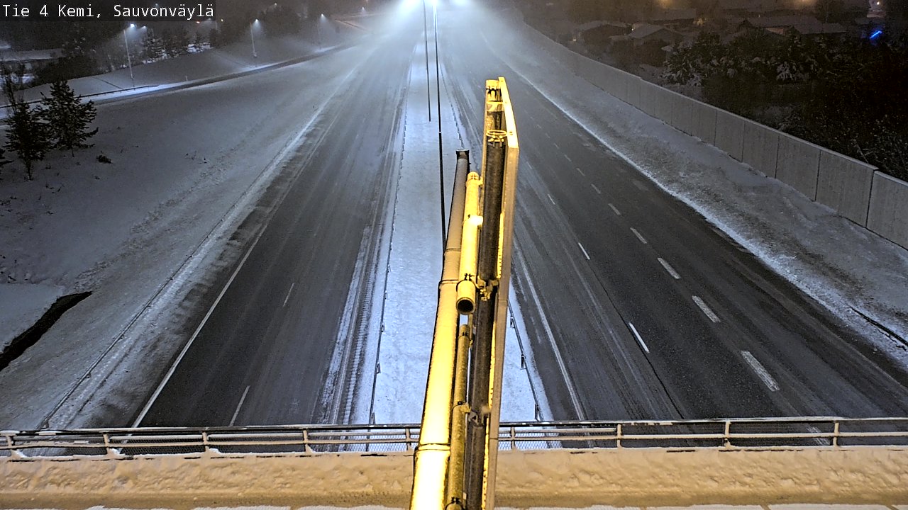 Weather Camera Image väg 4 Kemi, Sauvonväylä, Kemi, Lappi