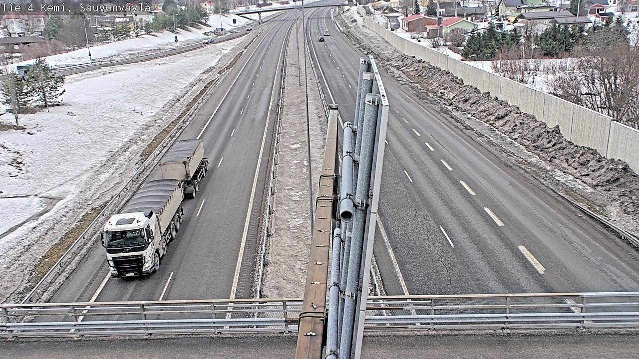 Weather Camera Image Road 4 Kemi, Sauvonväylä, Kemi, Lappi