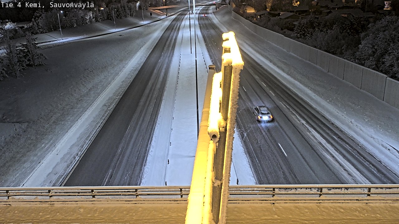 Kelikamerat Kuva Tie 4 Kemi, Sauvonväylä, Kemi, Lappi