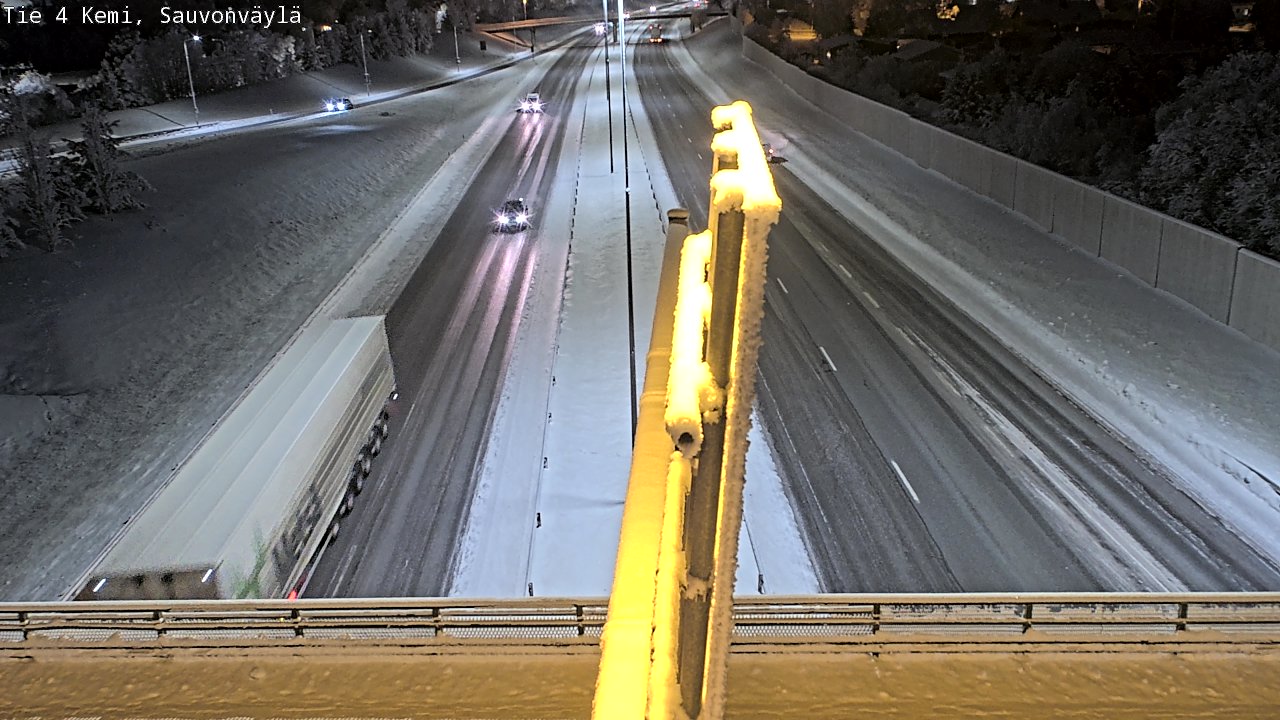 Kelikamerat Kuva Tie 4 Kemi, Sauvonväylä, Kemi, Lappi