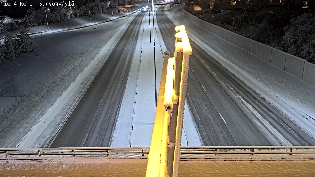 Kelikamerat Kuva Tie 4 Kemi, Sauvonväylä, Kemi, Lappi