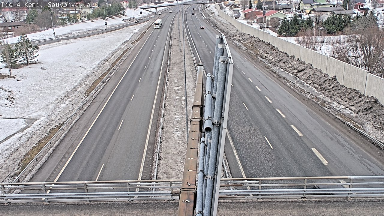 Kelikamerat Kuva Tie 4 Kemi, Sauvonväylä, Kemi, Lappi