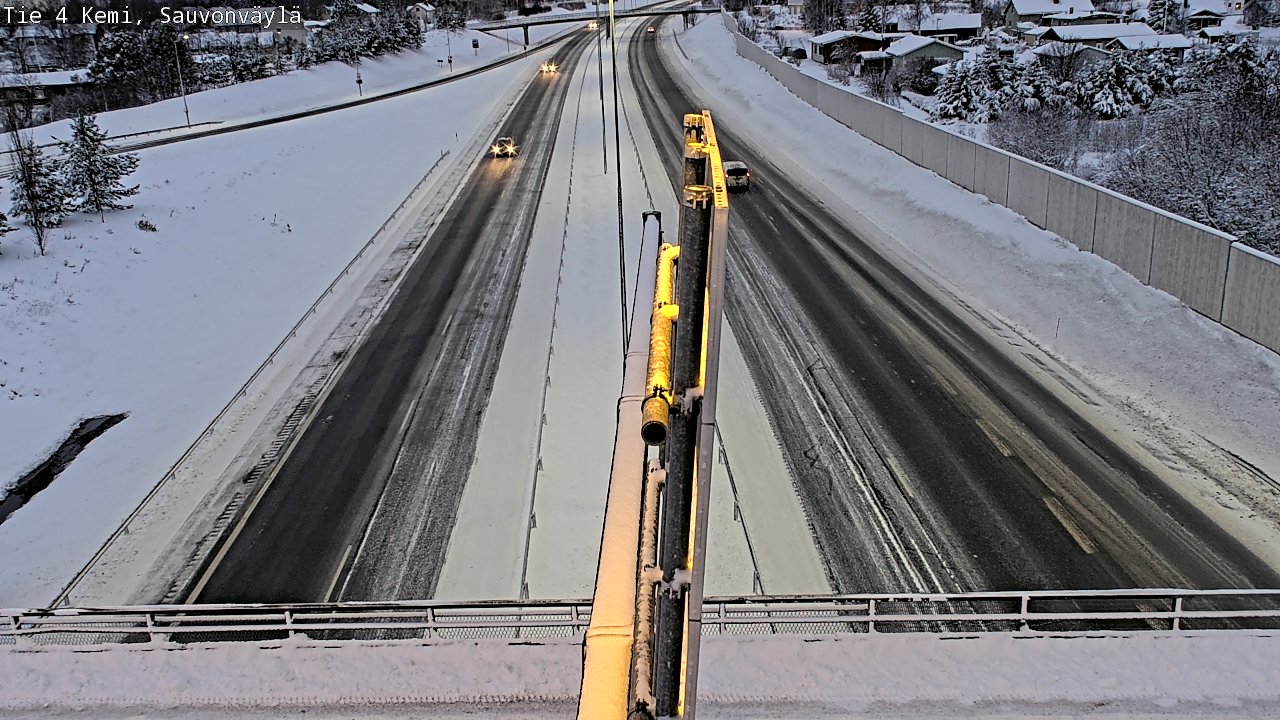 Kelikamerat Kuva Tie 4 Kemi, Sauvonväylä, Kemi, Lappi