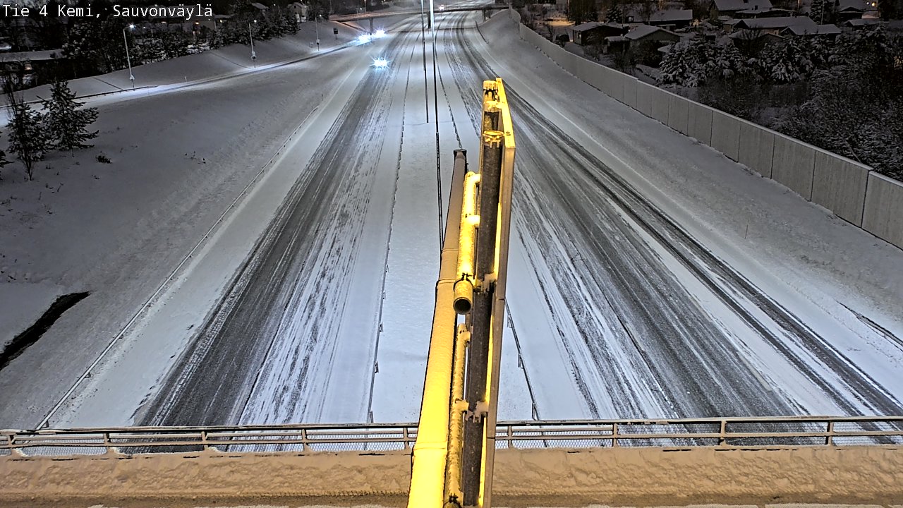 Kelikamerat Kuva Tie 4 Kemi, Sauvonväylä, Kemi, Lappi