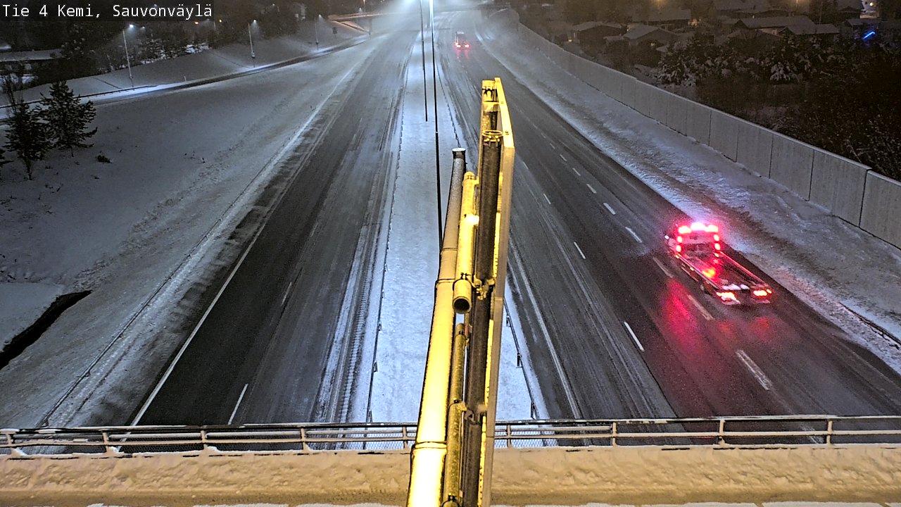Weather Camera Image väg 4 Kemi, Sauvonväylä, Kemi, Lappi