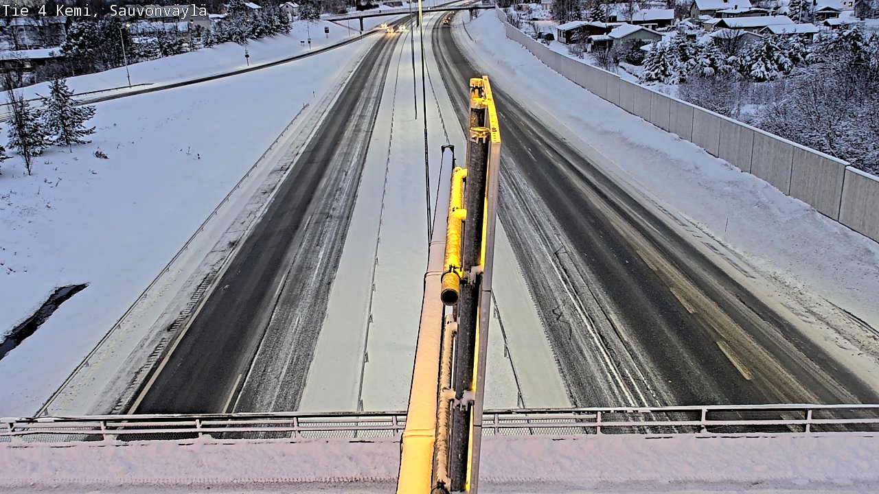 Kelikamerat Kuva Tie 4 Kemi, Sauvonväylä, Kemi, Lappi
