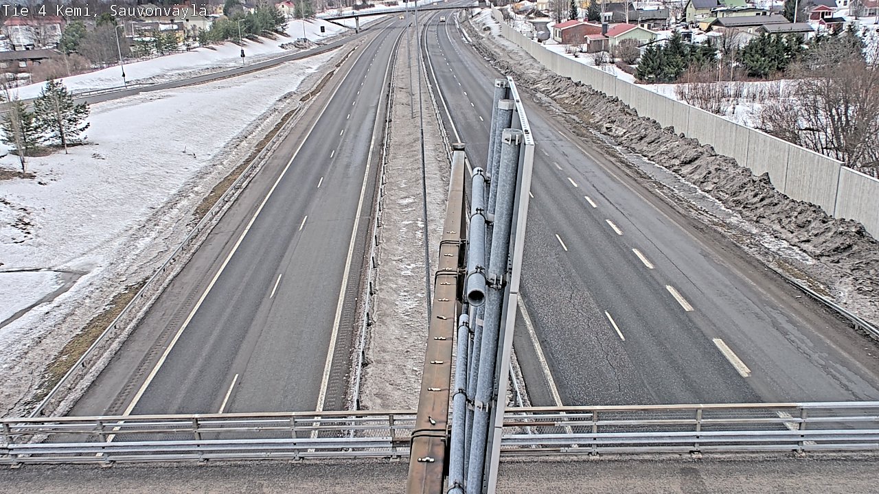 Kelikamerat Kuva Tie 4 Kemi, Sauvonväylä, Kemi, Lappi