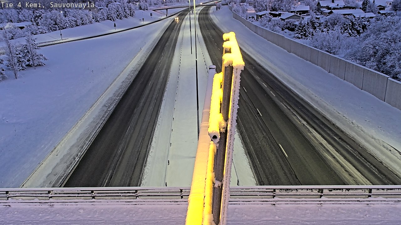 Kelikamerat Kuva Tie 4 Kemi, Sauvonväylä, Kemi, Lappi