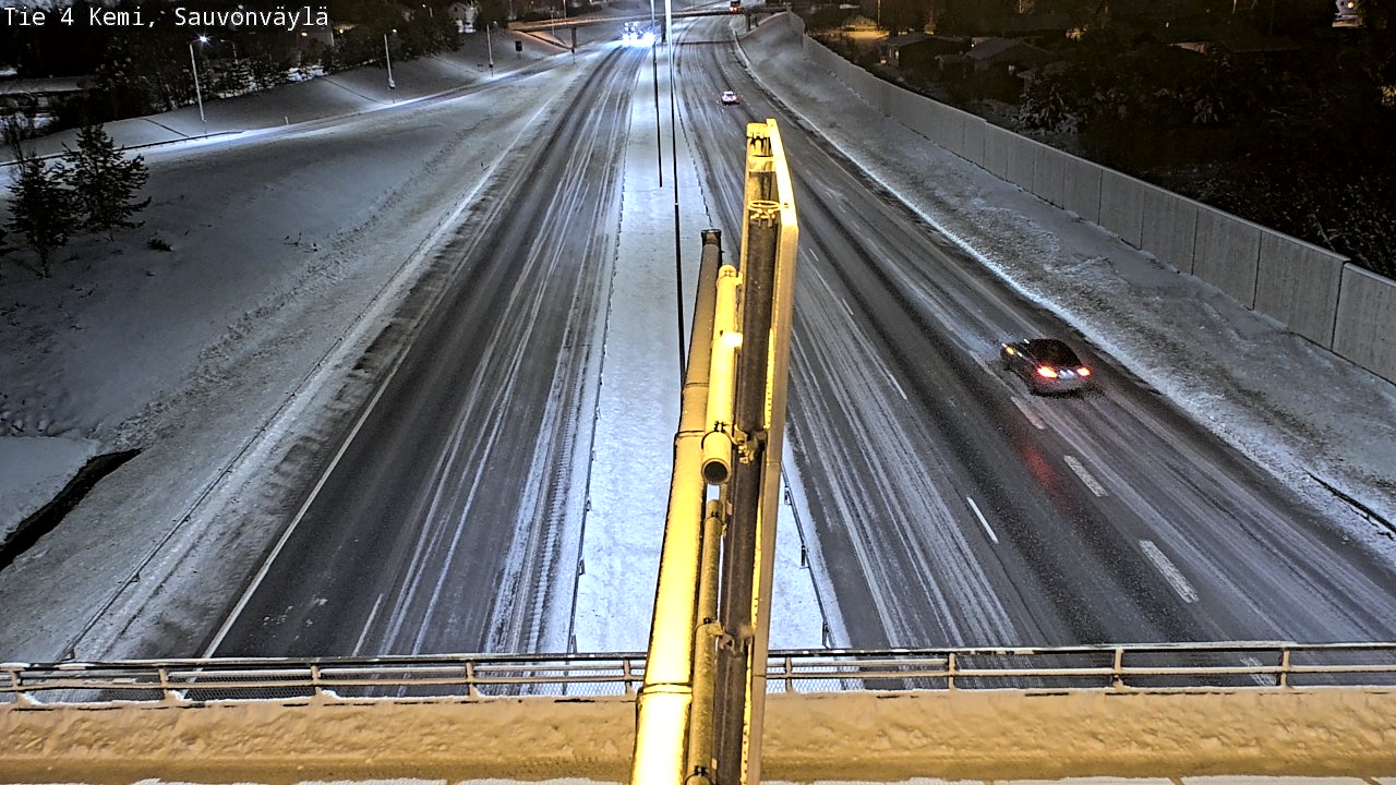 Weather Camera Image väg 4 Kemi, Sauvonväylä, Kemi, Lappi