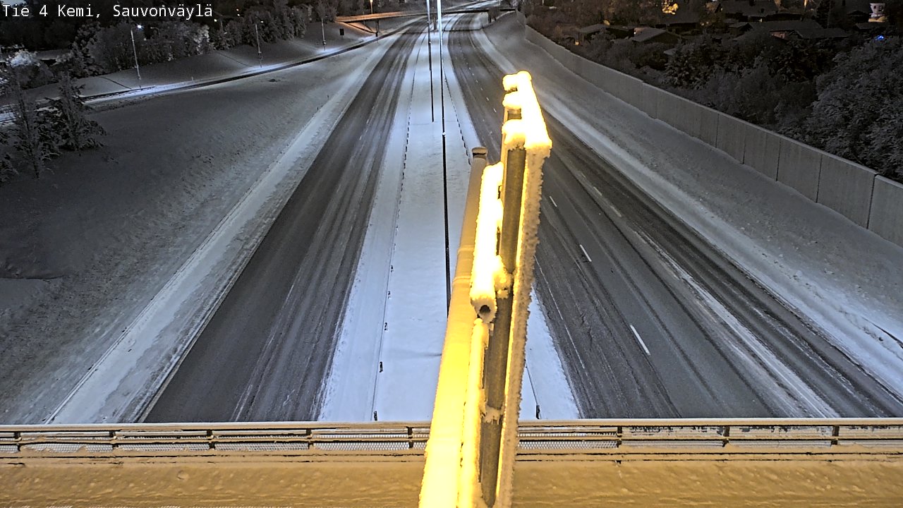 Kelikamerat Kuva Tie 4 Kemi, Sauvonväylä, Kemi, Lappi