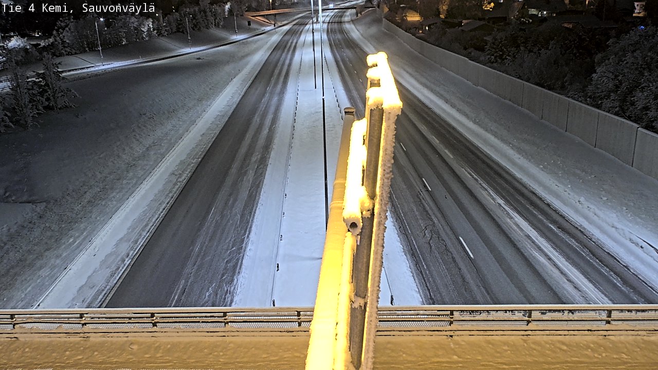 Kelikamerat Kuva Tie 4 Kemi, Sauvonväylä, Kemi, Lappi