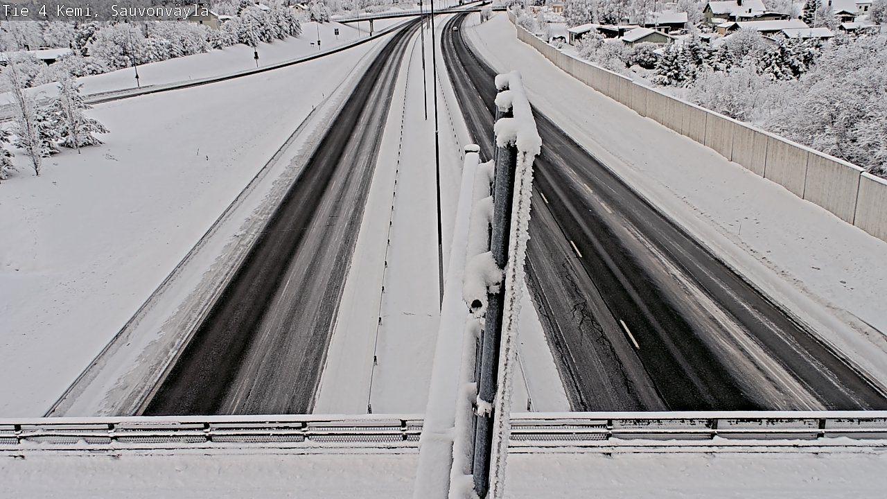 Kelikamerat Kuva Tie 4 Kemi, Sauvonväylä, Kemi, Lappi