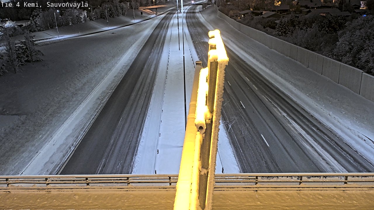 Kelikamerat Kuva Tie 4 Kemi, Sauvonväylä, Kemi, Lappi