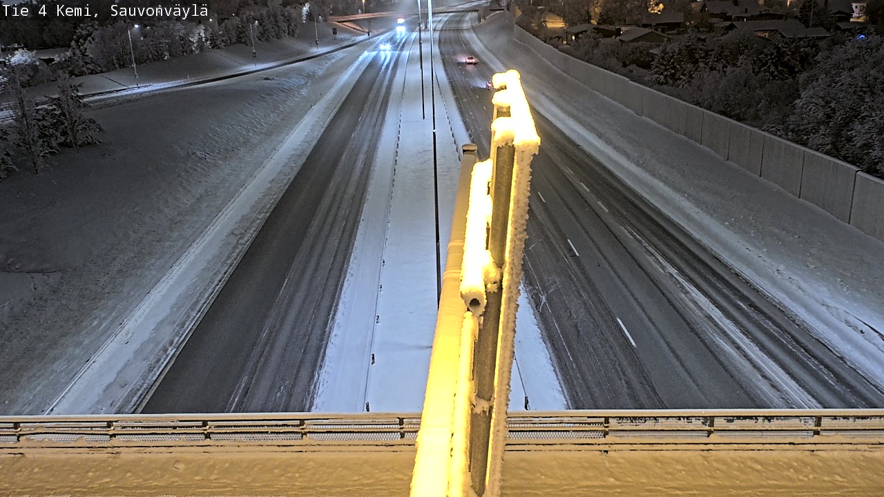 Kelikamerat Kuva Tie 4 Kemi, Sauvonväylä, Kemi, Lappi