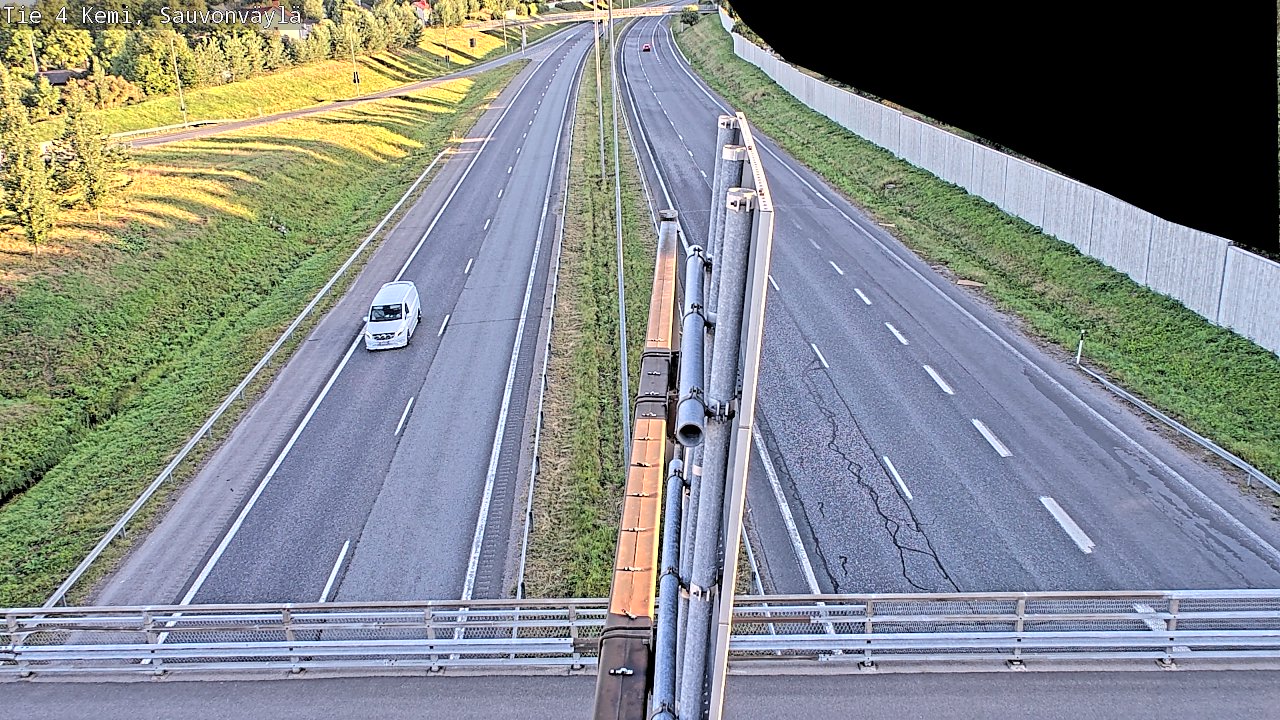 Weather Camera Image väg 4 Kemi, Sauvonväylä, Kemi, Lappi