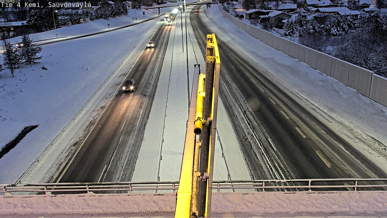 Kelikamerat Kuva Tie 4 Kemi, Sauvonväylä, Kemi, Lappi