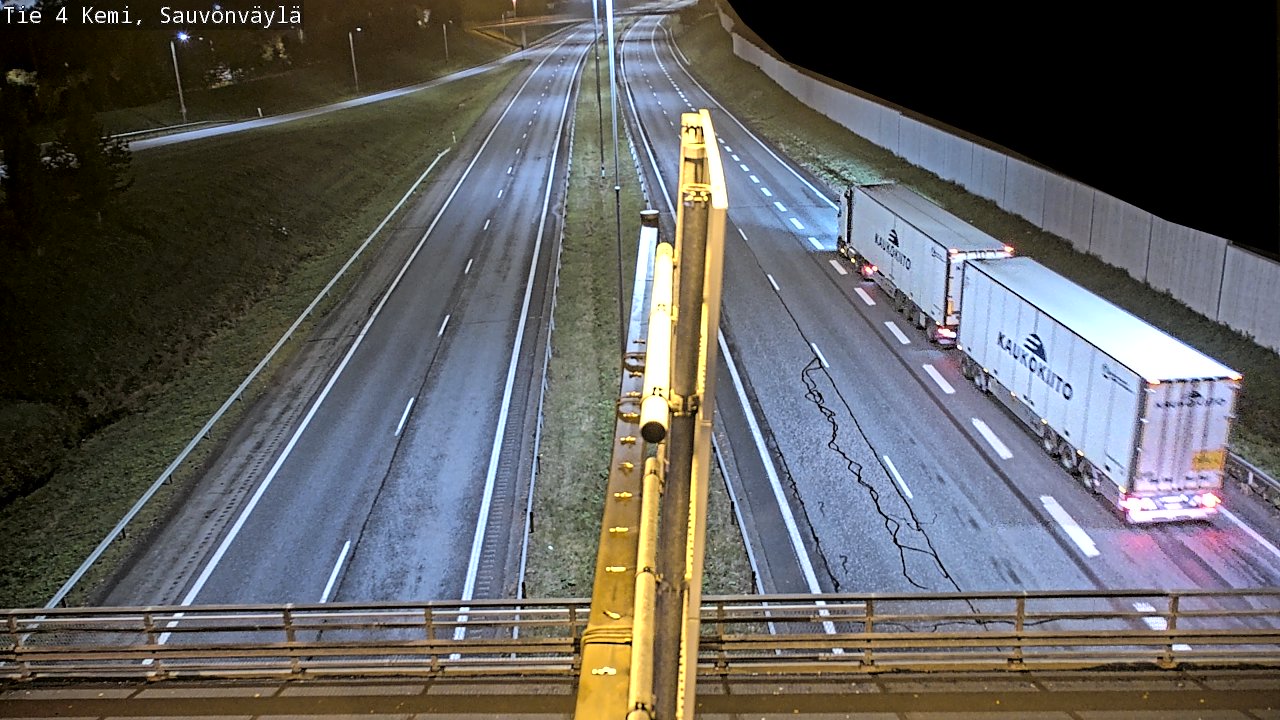 Kelikamerat Kuva Tie 4 Kemi, Sauvonväylä, Kemi, Lappi