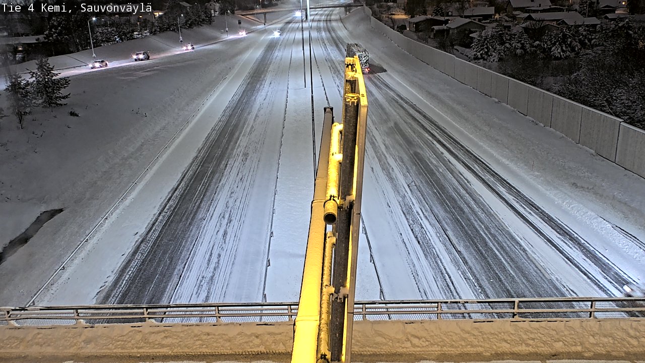 Kelikamerat Kuva Tie 4 Kemi, Sauvonväylä, Kemi, Lappi