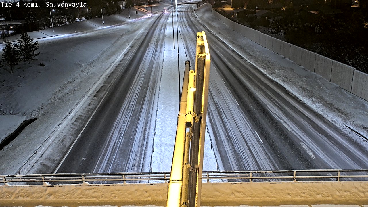Weather Camera Image väg 4 Kemi, Sauvonväylä, Kemi, Lappi