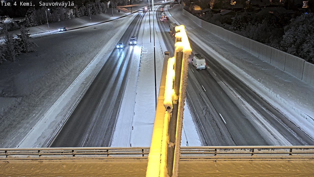 Kelikamerat Kuva Tie 4 Kemi, Sauvonväylä, Kemi, Lappi