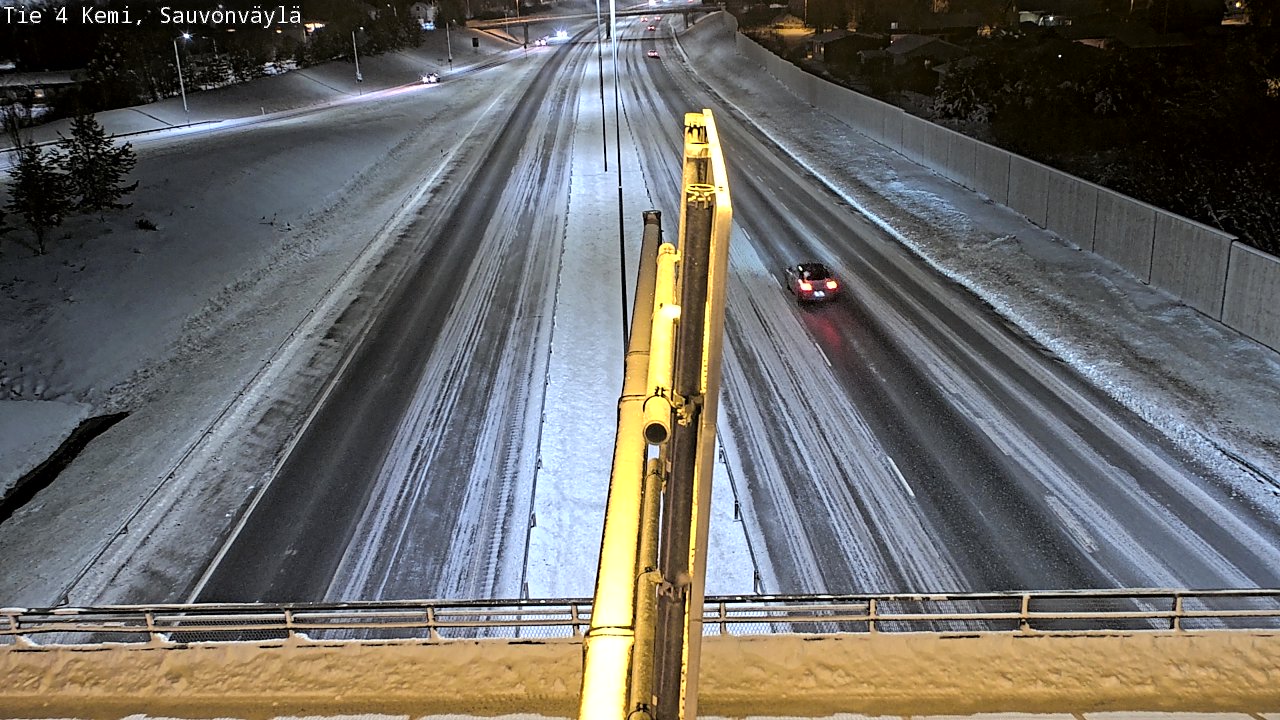 Weather Camera Image väg 4 Kemi, Sauvonväylä, Kemi, Lappi