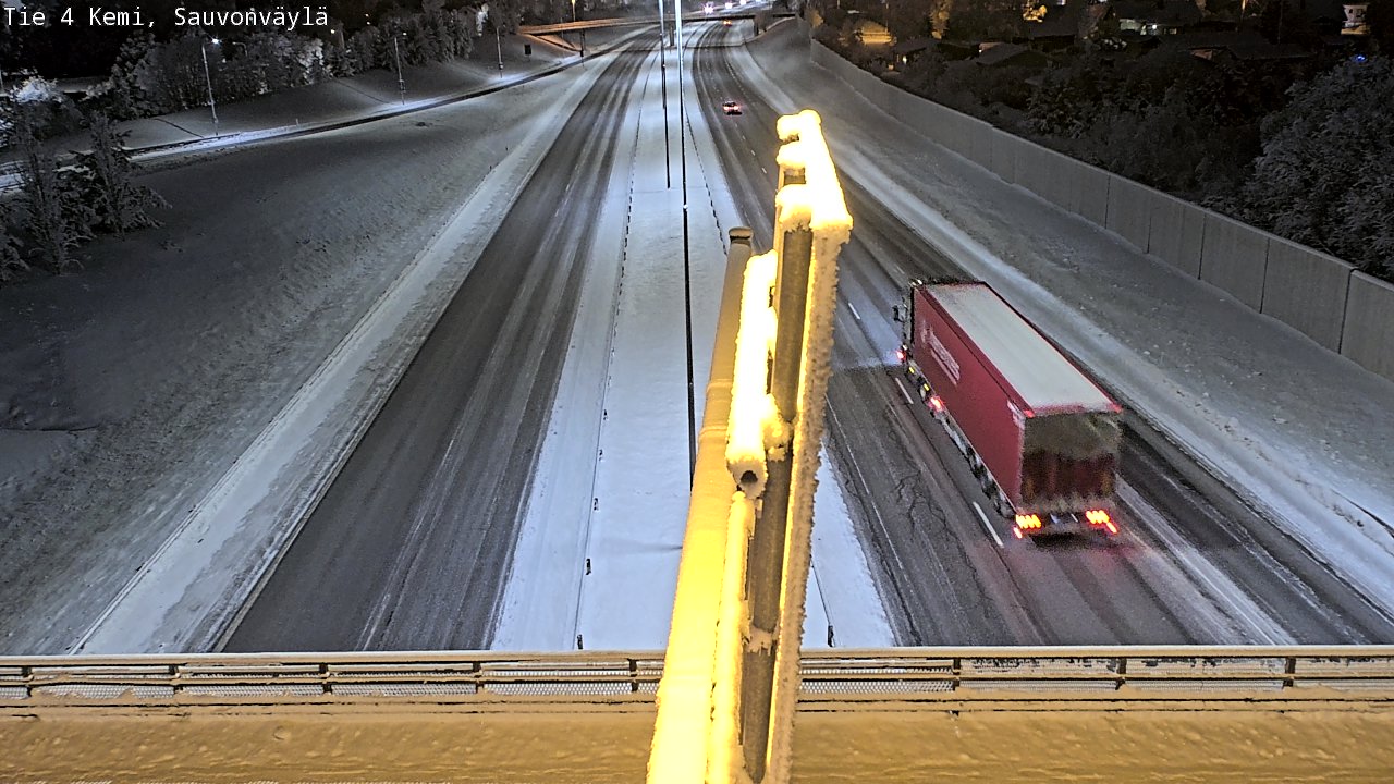 Kelikamerat Kuva Tie 4 Kemi, Sauvonväylä, Kemi, Lappi