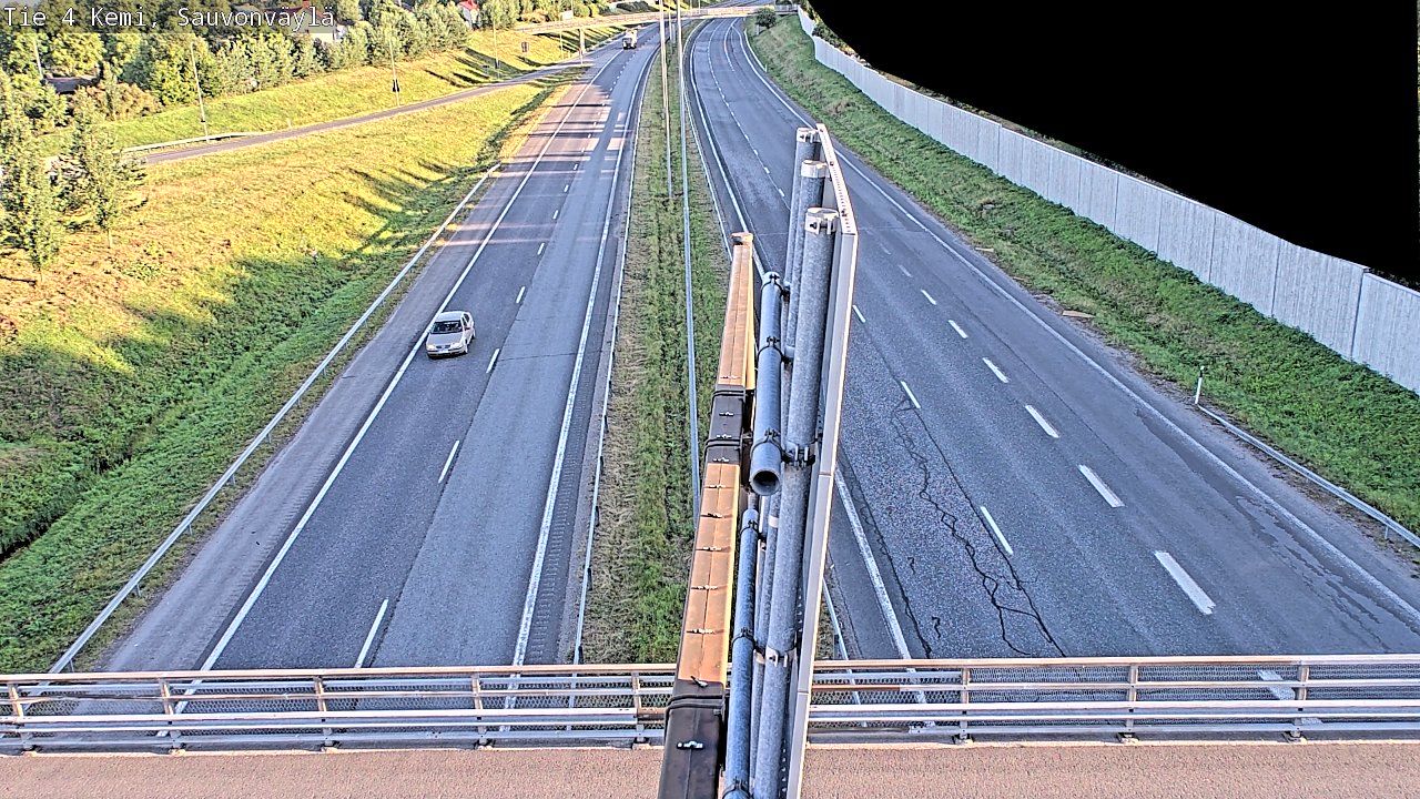 Weather Camera Image väg 4 Kemi, Sauvonväylä, Kemi, Lappi