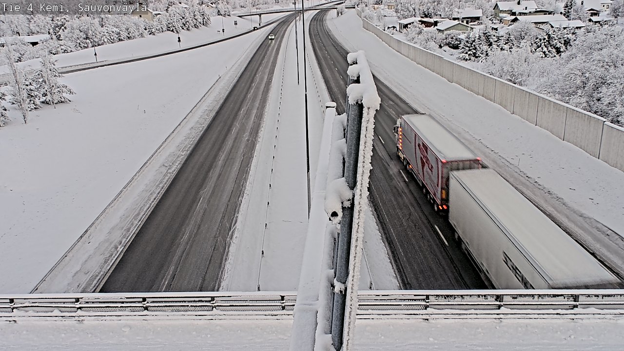 Kelikamerat Kuva Tie 4 Kemi, Sauvonväylä, Kemi, Lappi