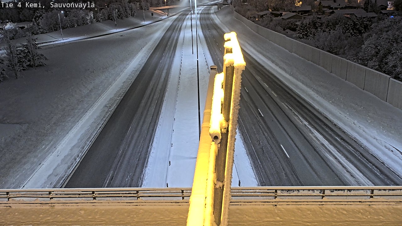 Kelikamerat Kuva Tie 4 Kemi, Sauvonväylä, Kemi, Lappi