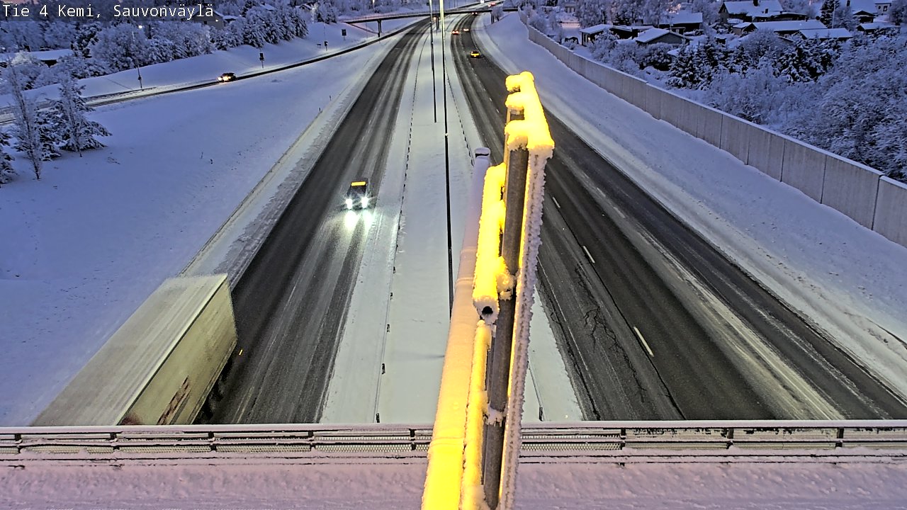 Kelikamerat Kuva Tie 4 Kemi, Sauvonväylä, Kemi, Lappi