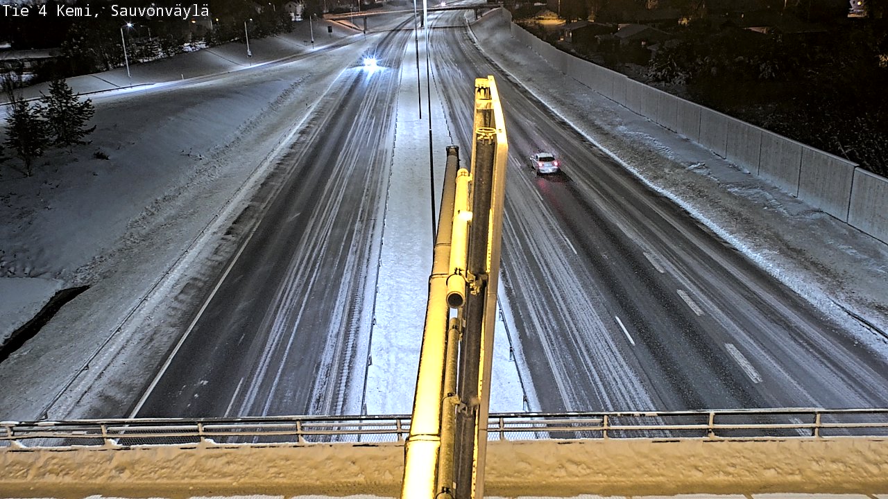 Weather Camera Image väg 4 Kemi, Sauvonväylä, Kemi, Lappi