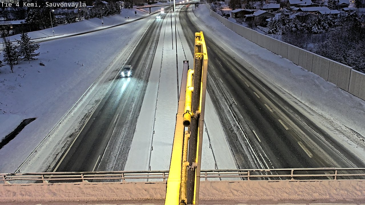 Kelikamerat Kuva Tie 4 Kemi, Sauvonväylä, Kemi, Lappi