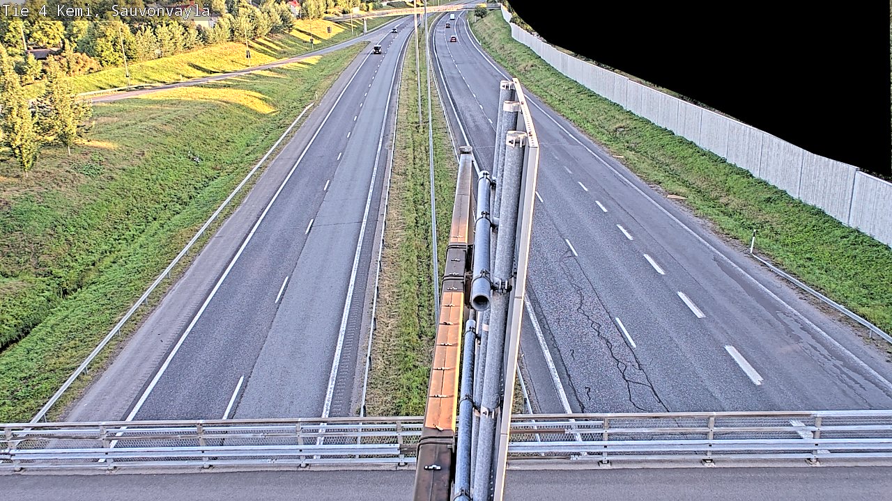 Weather Camera Image väg 4 Kemi, Sauvonväylä, Kemi, Lappi