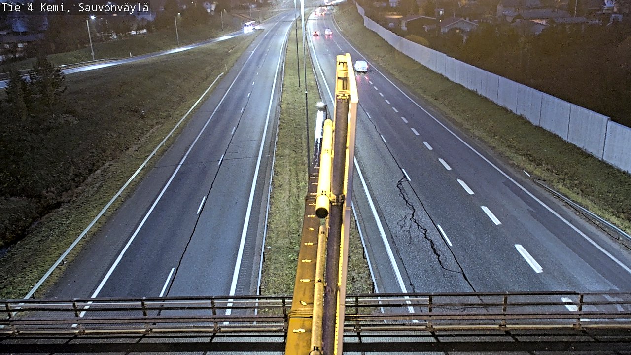 Kelikamerat Kuva Tie 4 Kemi, Sauvonväylä, Kemi, Lappi