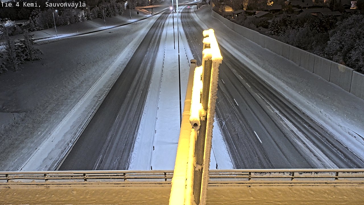 Kelikamerat Kuva Tie 4 Kemi, Sauvonväylä, Kemi, Lappi